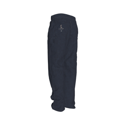 L'EGNA Rising Boxy Carpenter Denim Pant (Classic Blue)