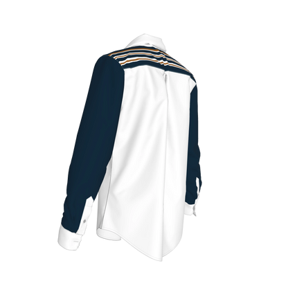 Striped Button Front Shirt