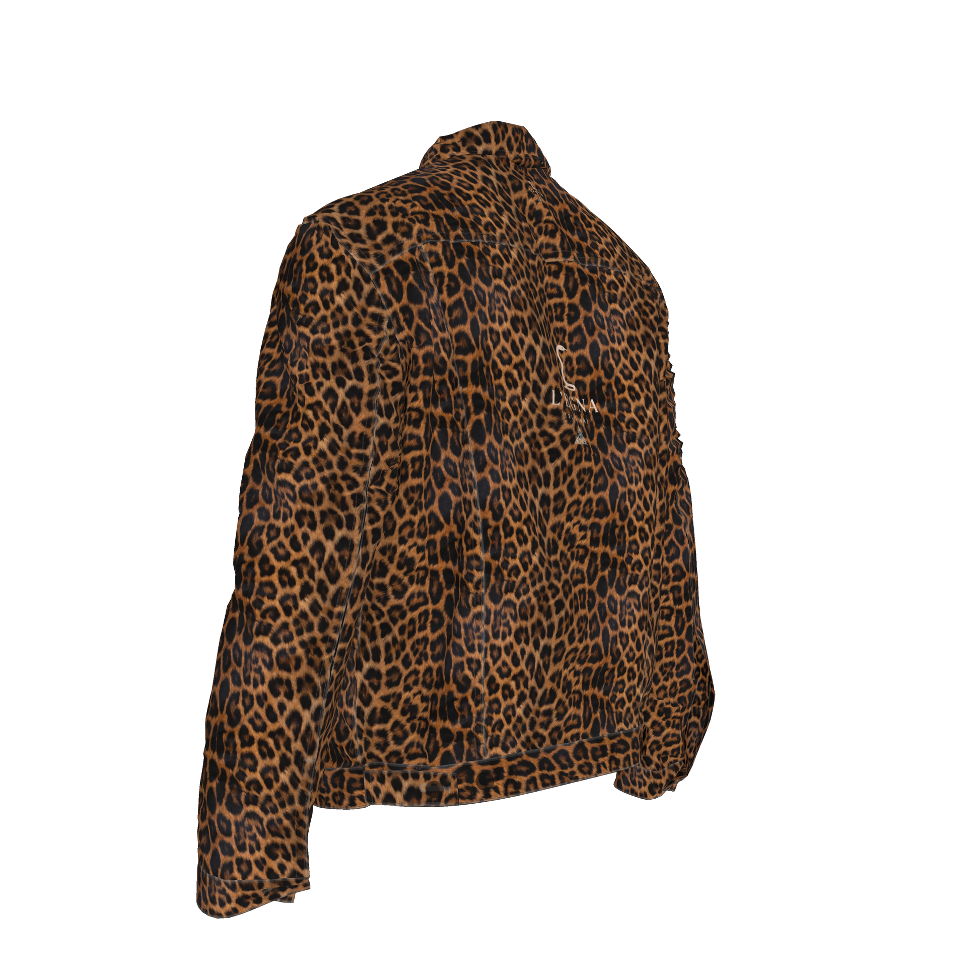 L'EGNA RISING Wild Style Jean Jacket (LEOPARD)