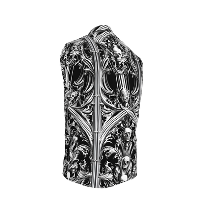 Skull Vest – Heavy Stretch Cotton Twill Gilet