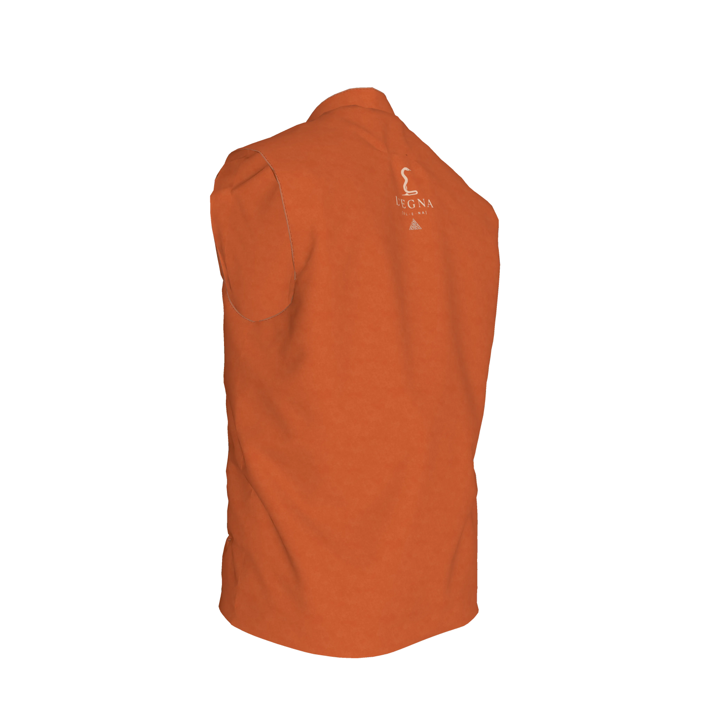 L'EGNA RISING (TERRA) VEST - Gilet in Heavy Stretch Cotton Twill