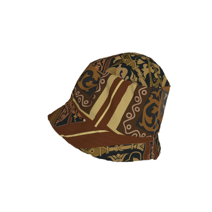 Printed Heavy Stretch Cotton Twill Bucket Hat