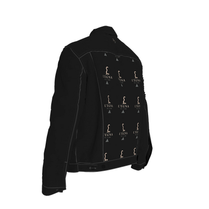 L'EGNA RISING 'BLACKOUT' Jean Jacket (ALL OVER PRINT)