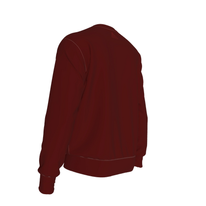 L'EGNA RISING 'Crimson Grace' Crewneck Sweater (BURGUNDY)