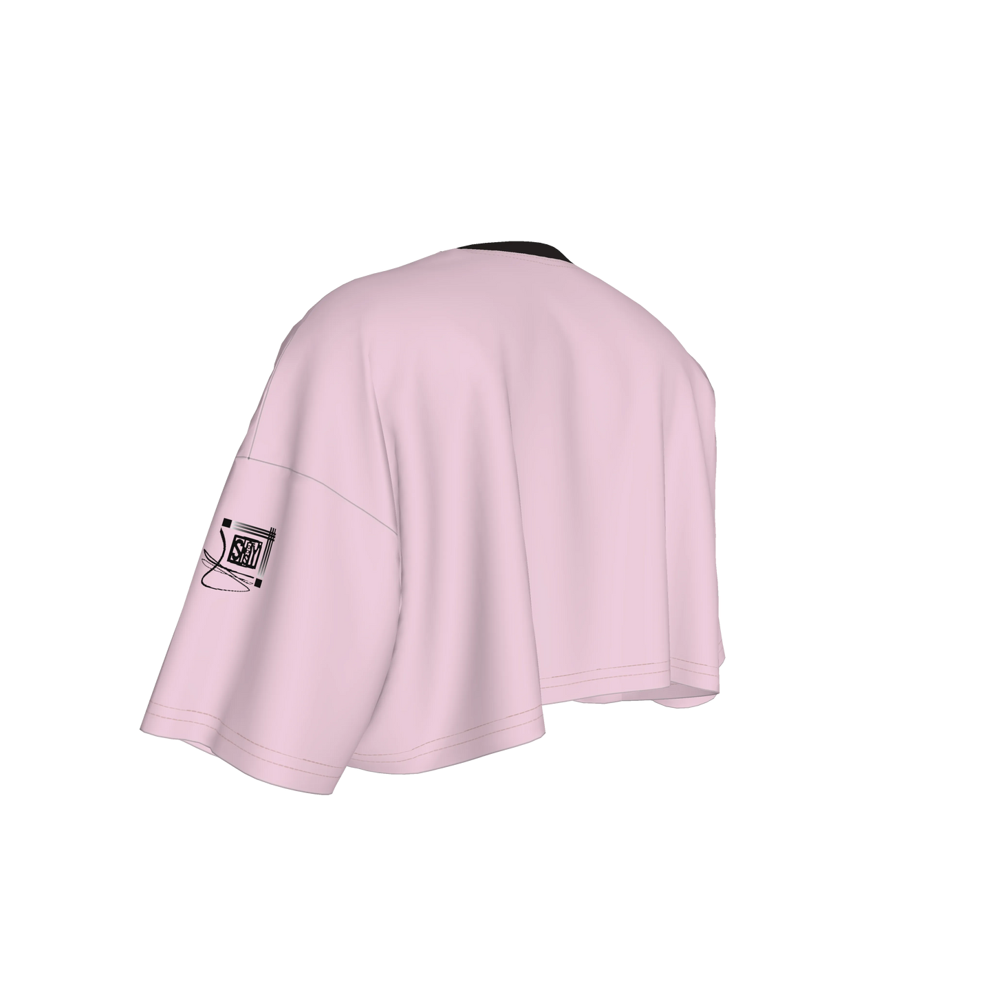 French Quarter Pink Cropped T-Shirt
