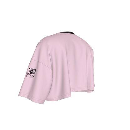 French Quarter Pink Cropped T-Shirt