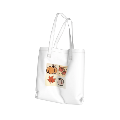 Cozy fall tote bag 🍂🎧✨