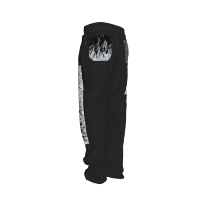 White Fire Pants