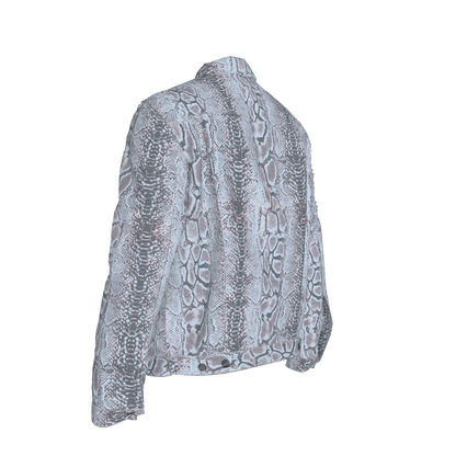 L'EGNA RISING 'SNAKESKIN' Jean Jacket