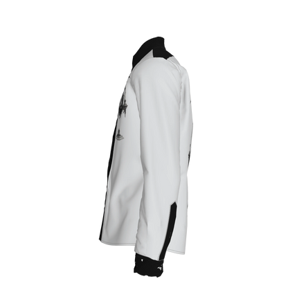 Gothic Candle Shirt with Flying Bats