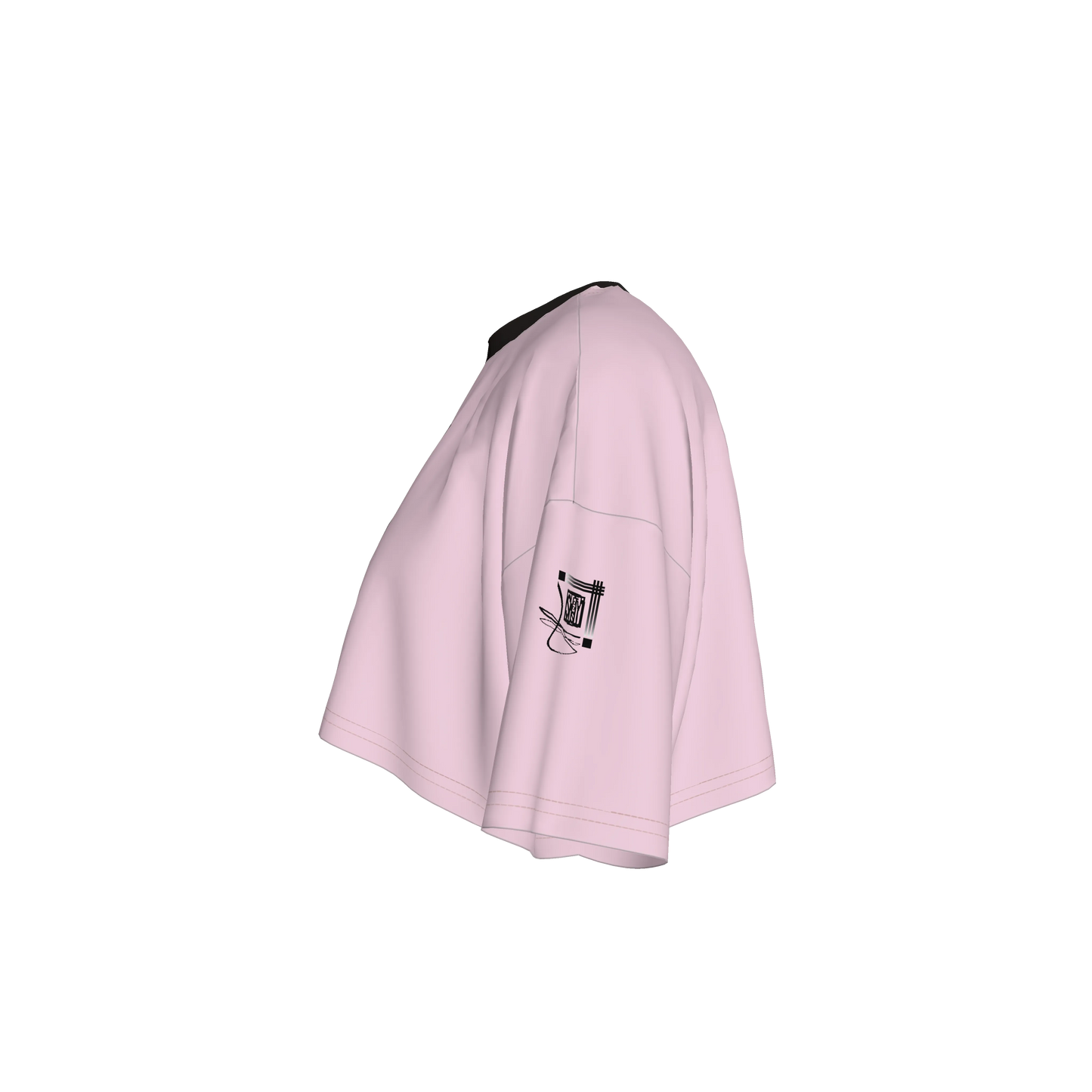 French Quarter Pink Cropped T-Shirt