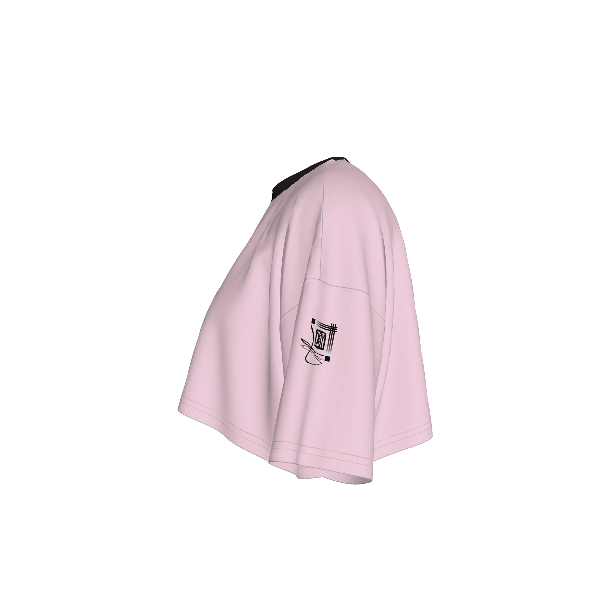 French Quarter Pink Cropped T-Shirt