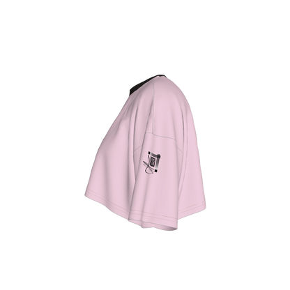 French Quarter Pink Cropped T-Shirt