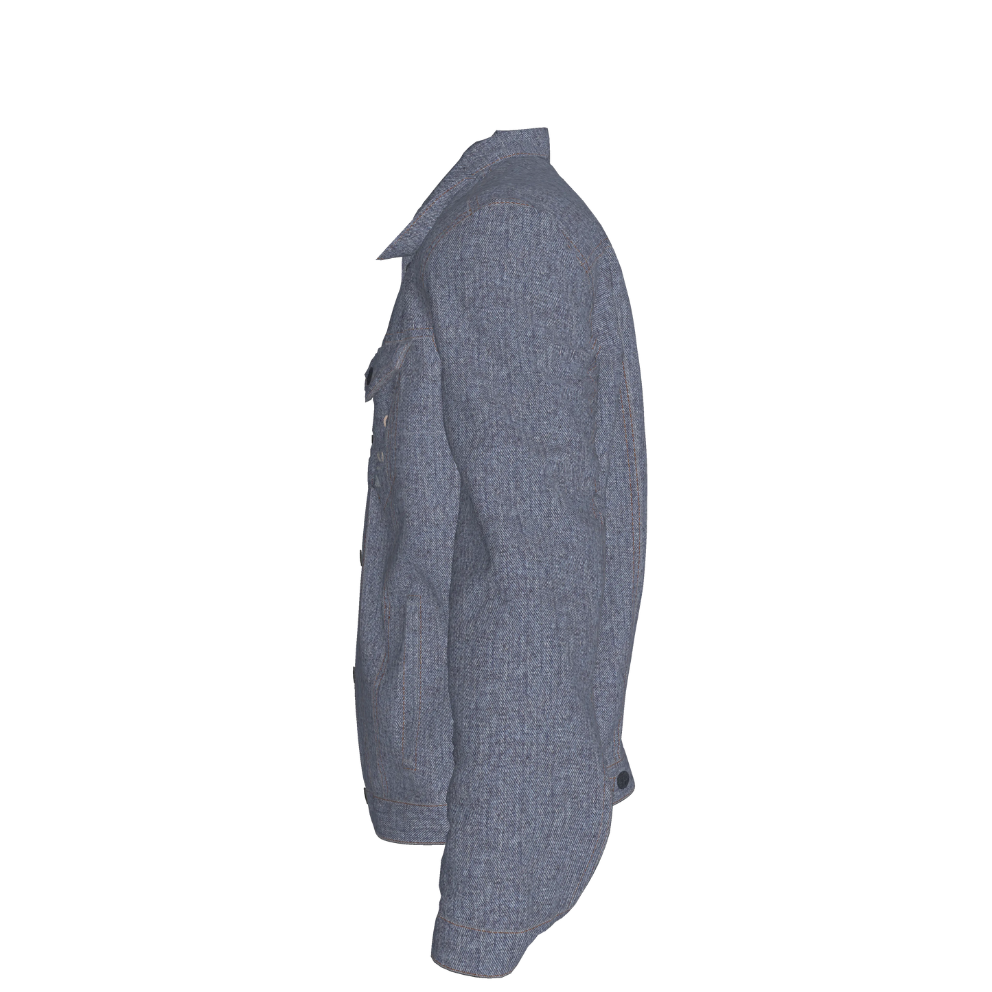 L'EGNA RISING 'DK BLUE ACID' Jean Jacket