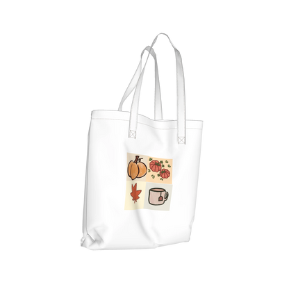Cozy fall tote bag 🍂🎧✨