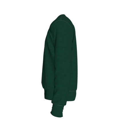 L'EGNA RISING 'Sovereign Veil' Crewneck Sweater (DARK GREEN)
