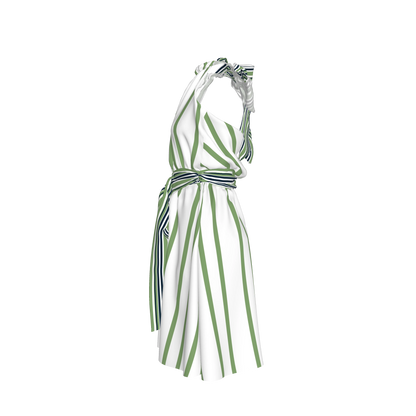 Knee Length Halter Dress 