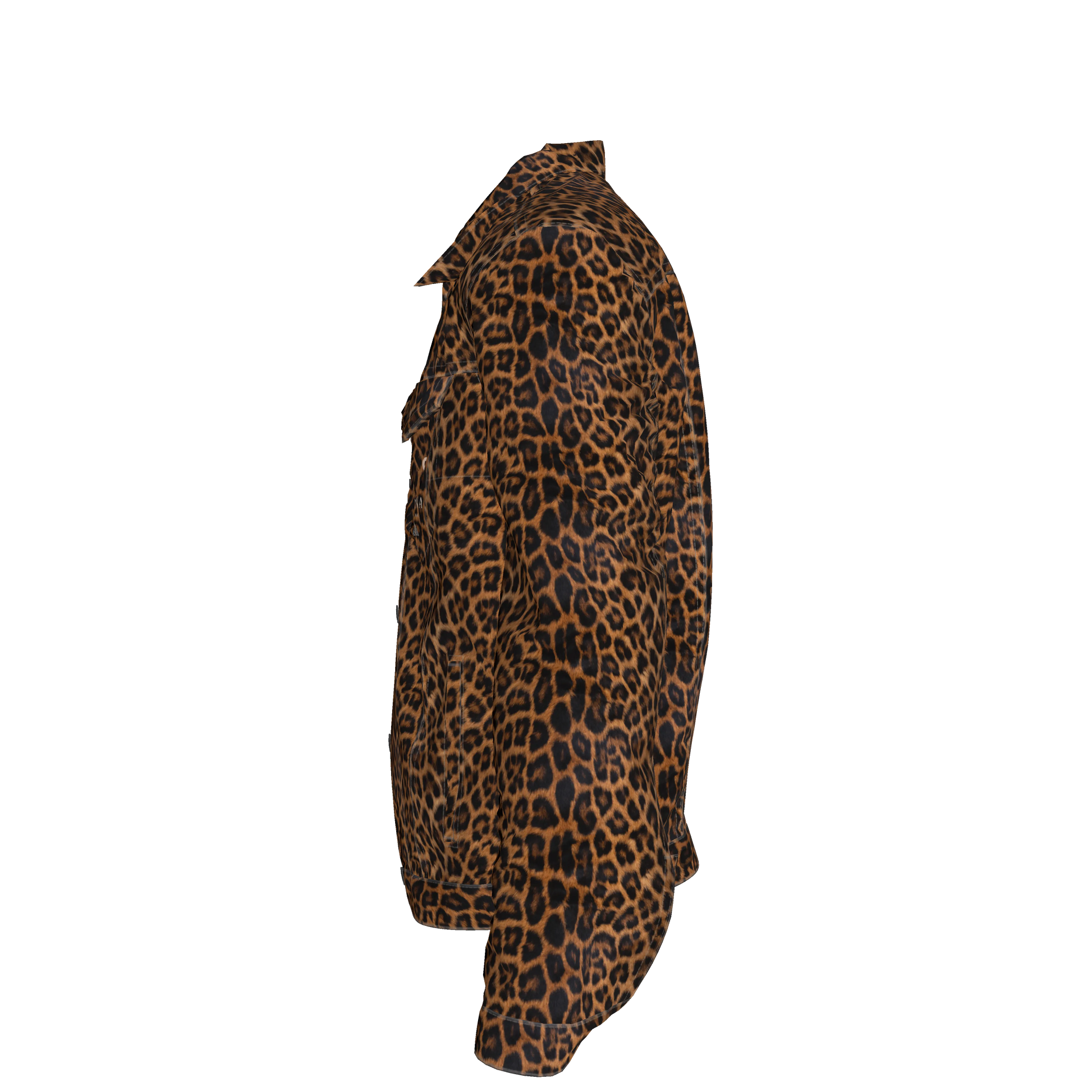 L'EGNA RISING 'LEOPARD' Jean Jacket
