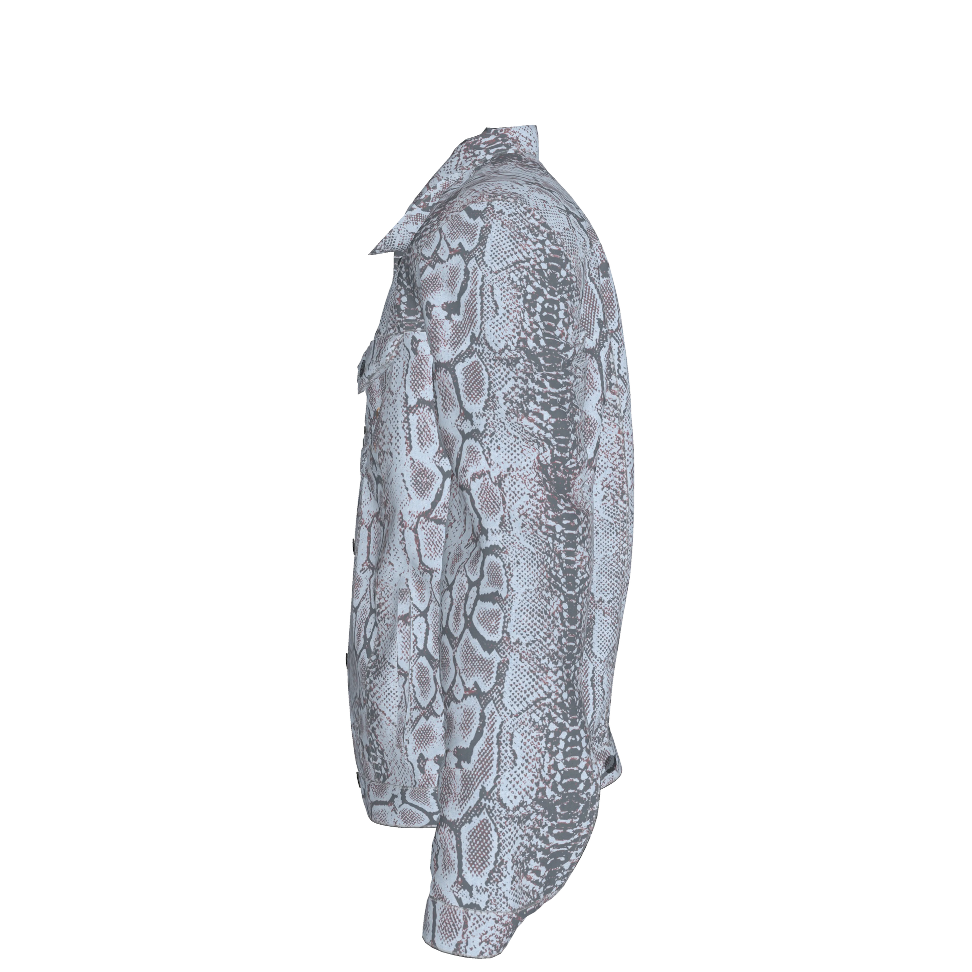 L'EGNA RISING 'SNAKESKIN' Jean Jacket