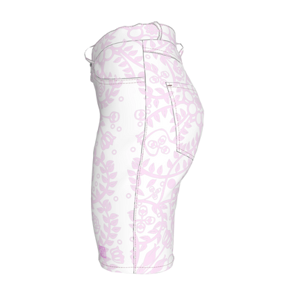 Shoosty Pink Slim Jeans Shorts