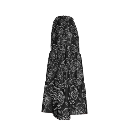 Black Rose Tiered Skirt