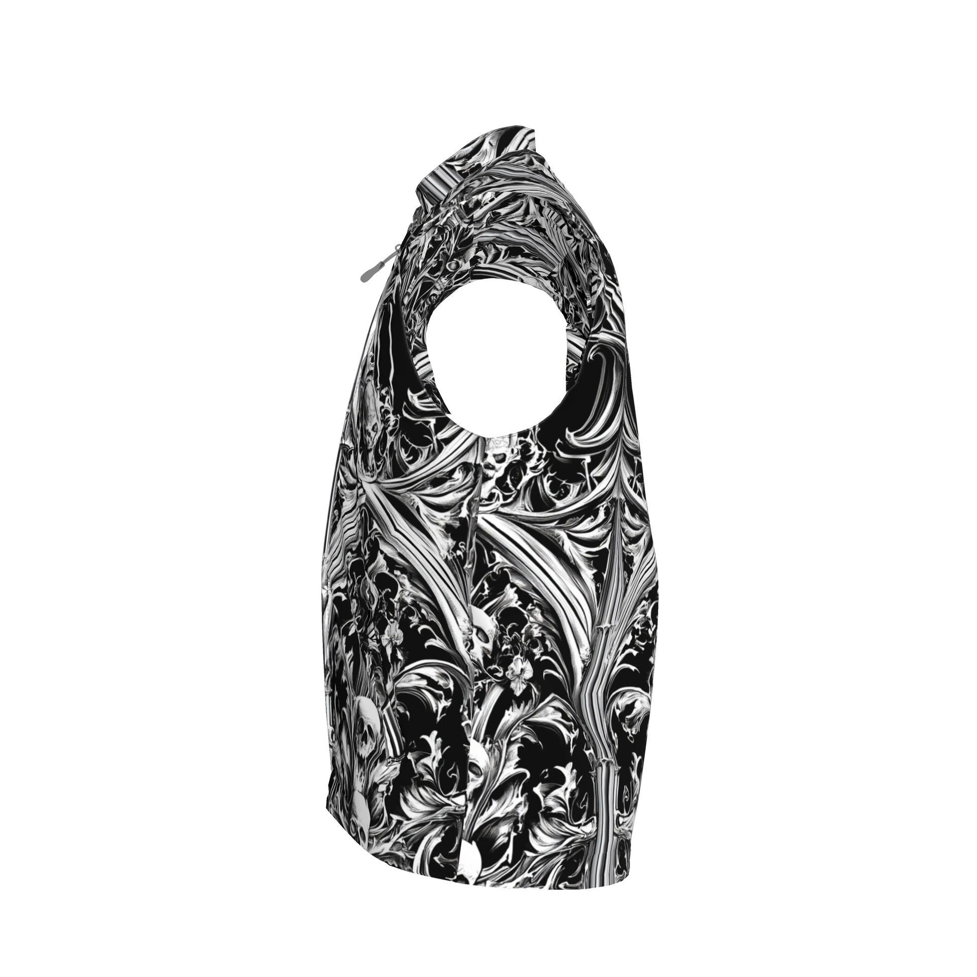 Skull Vest – Heavy Stretch Cotton Twill Gilet