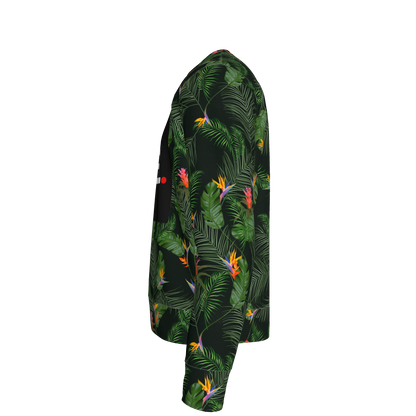 Tailored Crewneck Sweatshirt – Tropical Rebel Print