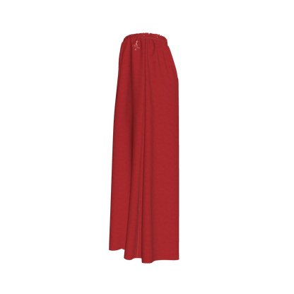 L'EGNA RISING (MAROON) Satin Palazzo Pant