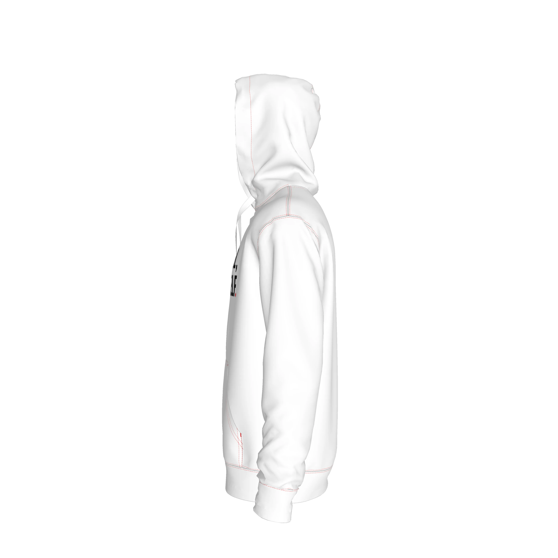 White Hoodie – Be a Rebel, Be Yourself.