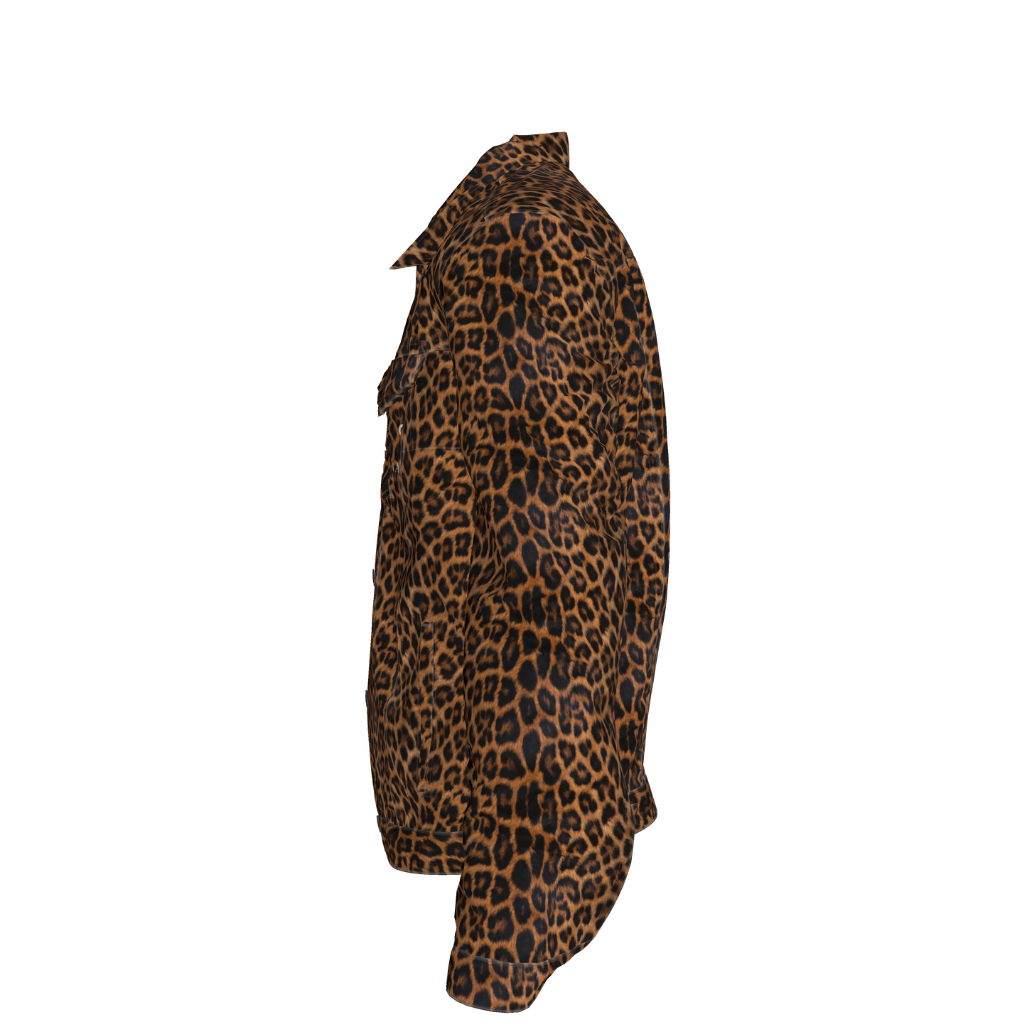 L'EGNA RISING Wild Style Jean Jacket (LEOPARD)