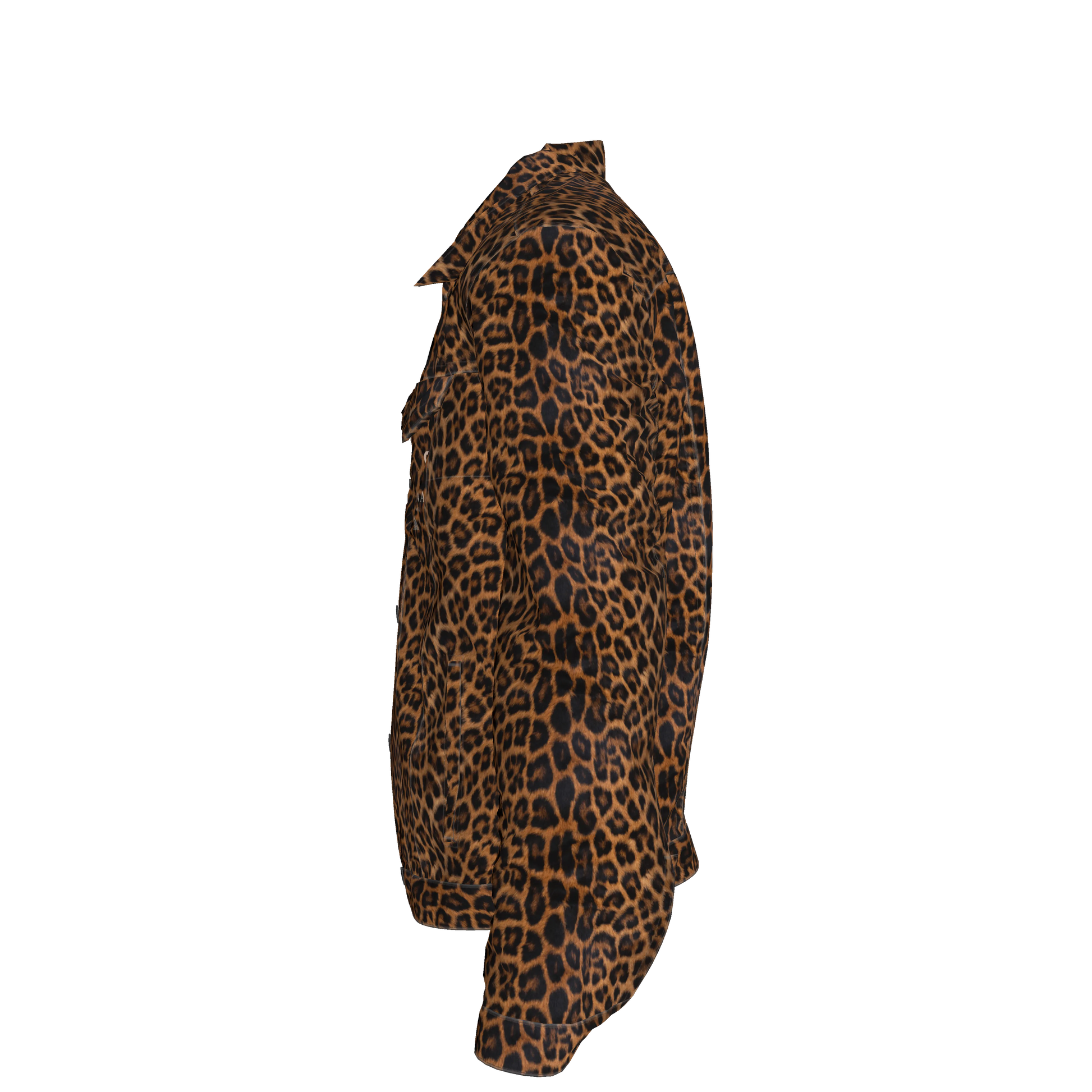 L'EGNA RISING Wild Style Jean Jacket (LEOPARD)