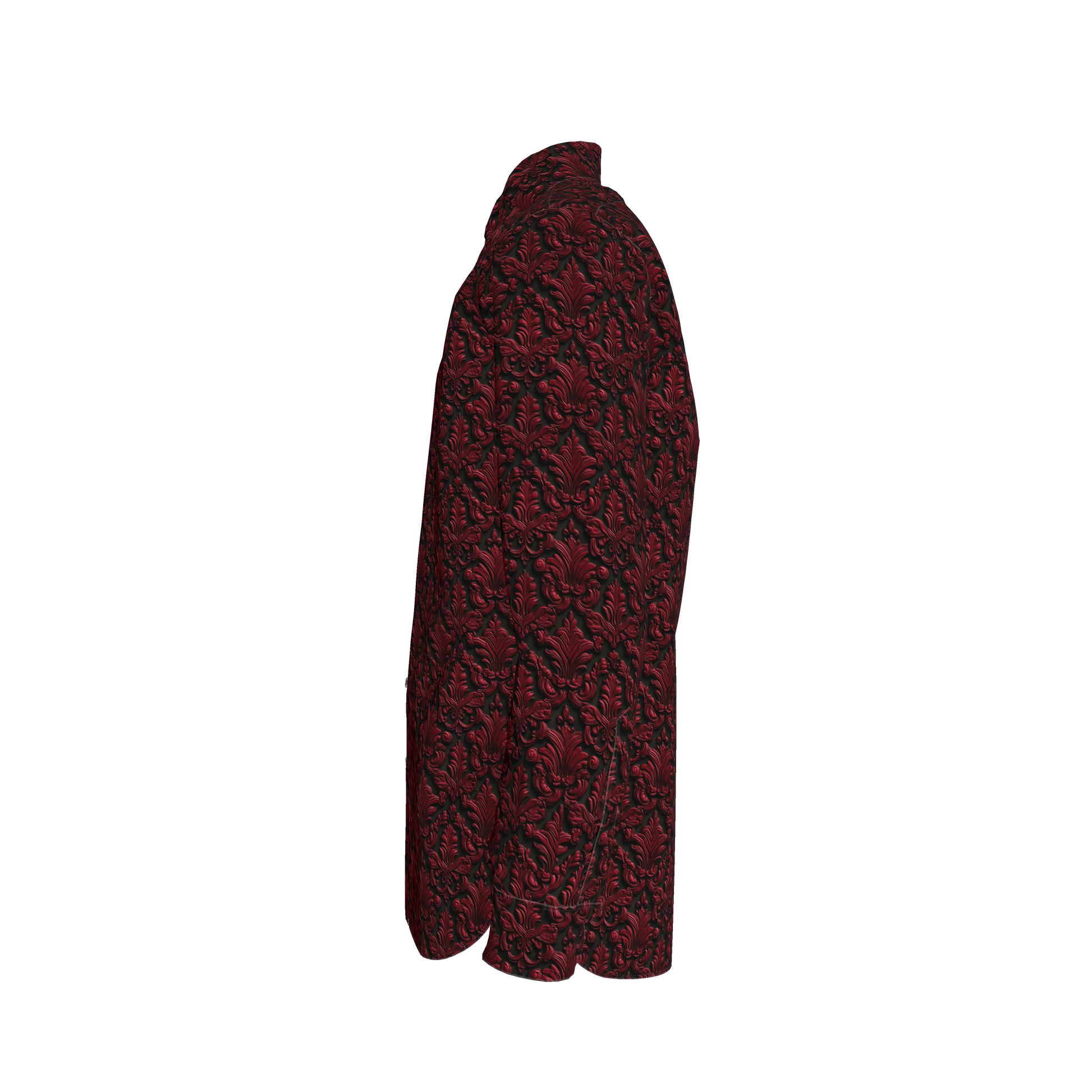 Blood Red Filagree Dress Shirt