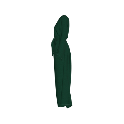 L'EGNA RISING Abaya Dress (Dark Green)