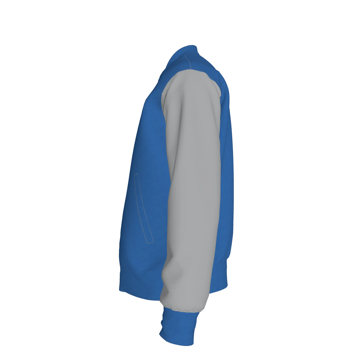 L'EGNA VARSITY JACKET - (BLUE)