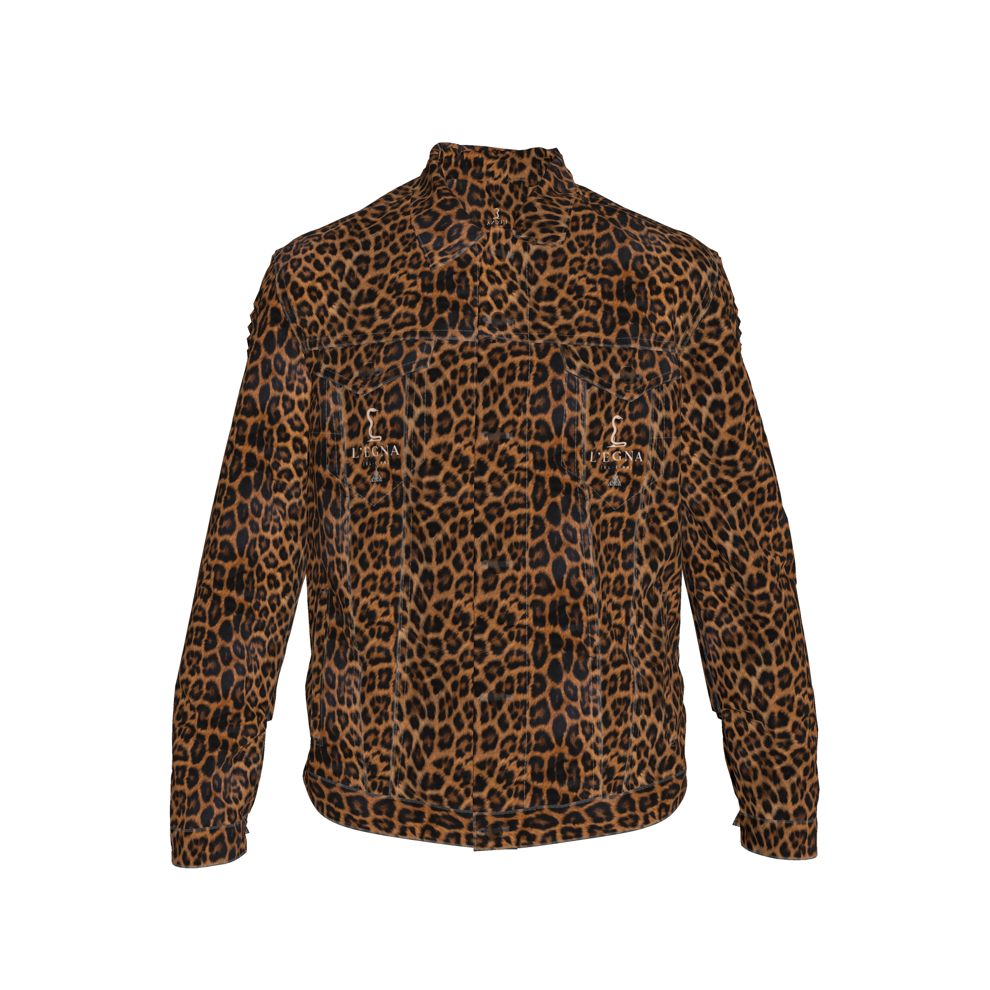 L'EGNA RISING 'LEOPARD' Jean Jacket