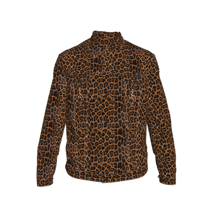 L'EGNA RISING 'LEOPARD' Jean Jacket