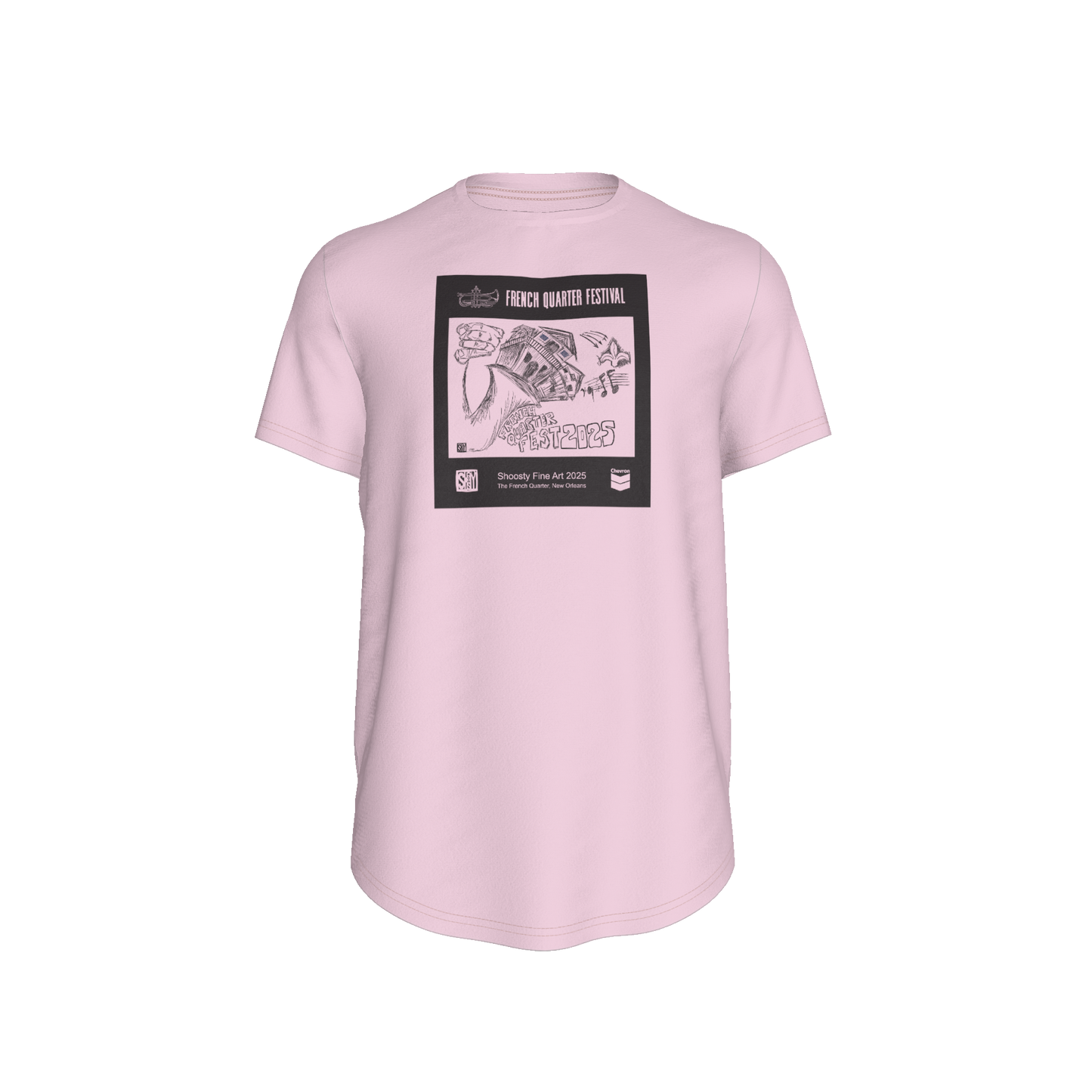 French Quarter Fest 2025 Fitted T-Shirt