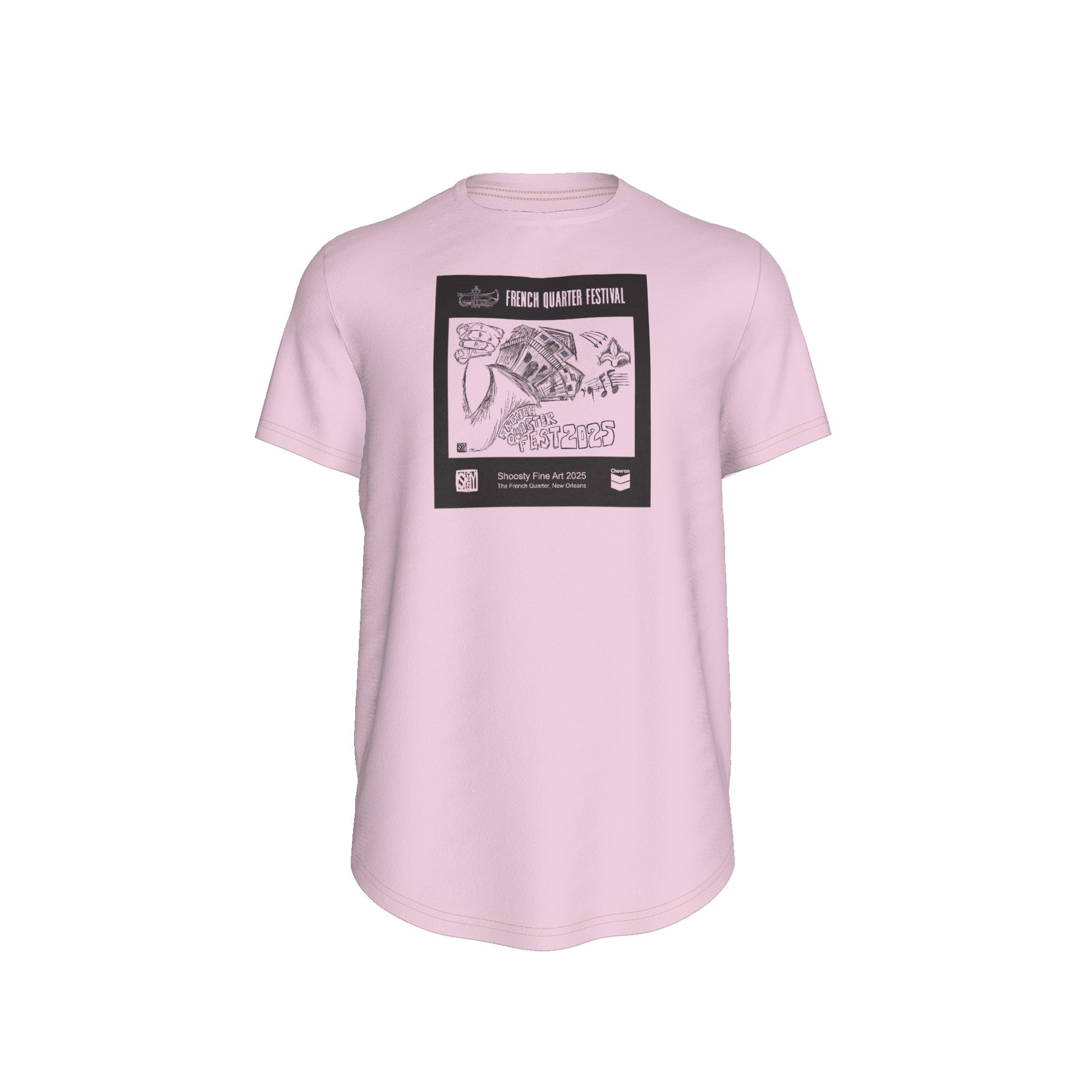 French Quarter Fest 2025 Fitted T-Shirt