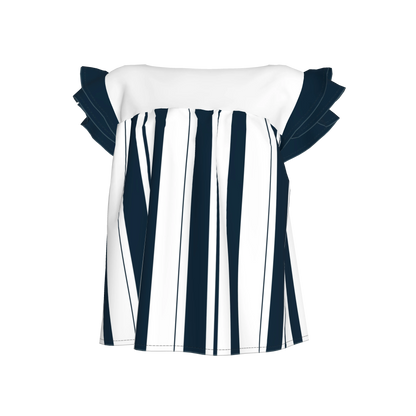 Ruffled Sleeve Top