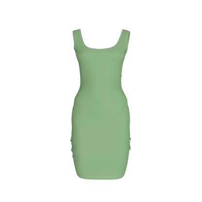 Body Con Tank Dress in Cotton-Spandex Lightweight Jersey