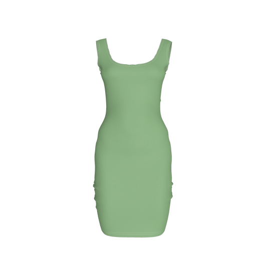 Body Con Tank Dress in Cotton-Spandex Lightweight Jersey