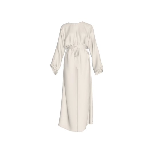 L'EGNA RISING Abaya Dress (CREAM)