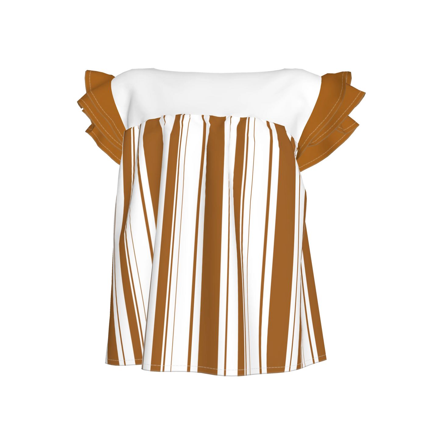 Ruffled Sleeve Top