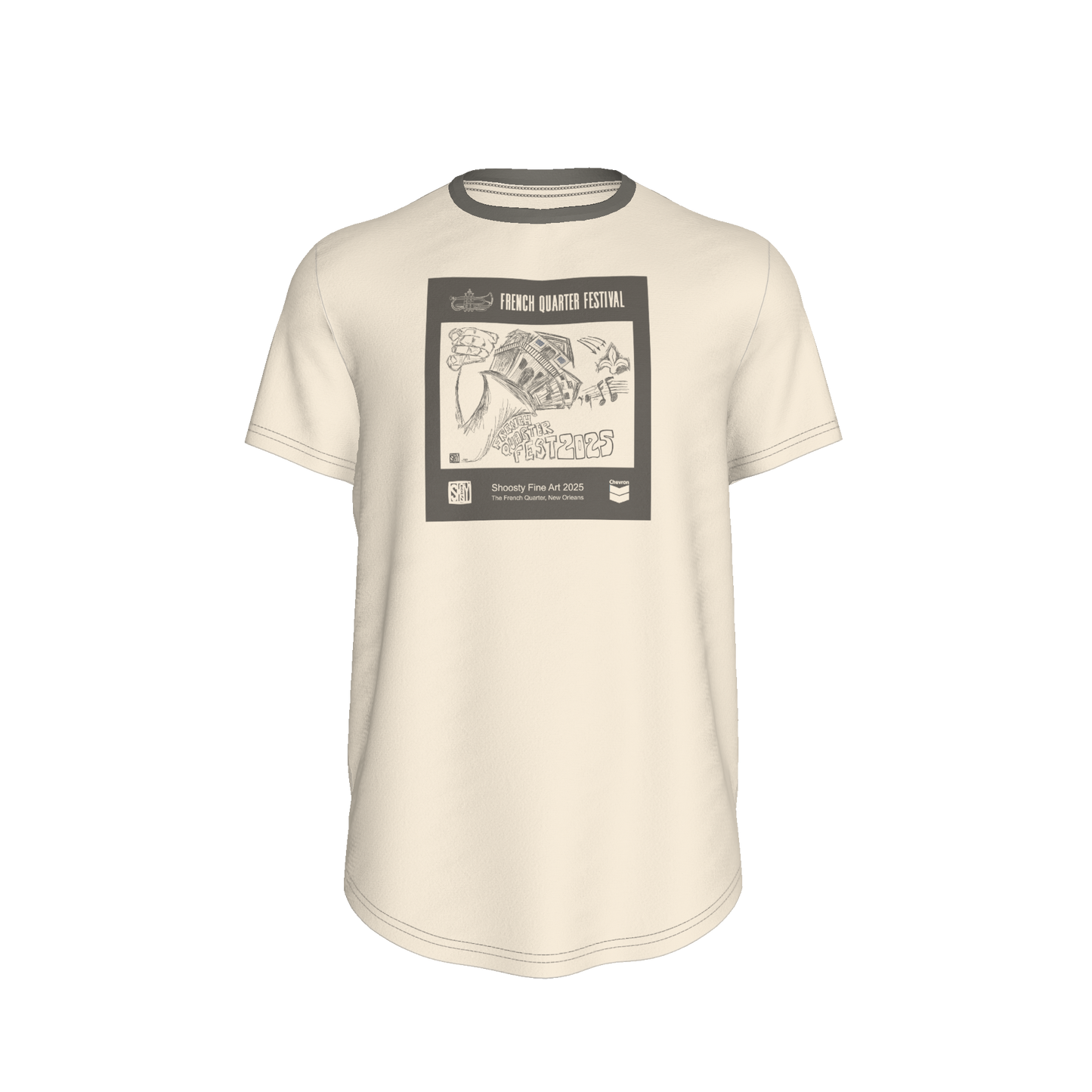 French Quarter Fest 2025 Fitted T-Shirt