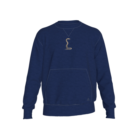 L'EGNA RISING 'Midnight Ascension' Crewneck Sweater (NAVY)