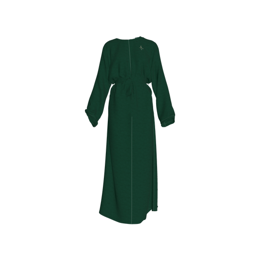 L'EGNA RISING Abaya Dress (Dark Green)