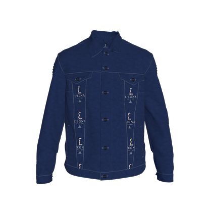 L'EGNA RISING 'BLUE-BLOOD' Jean Jacket (ALL OVER PRINT)