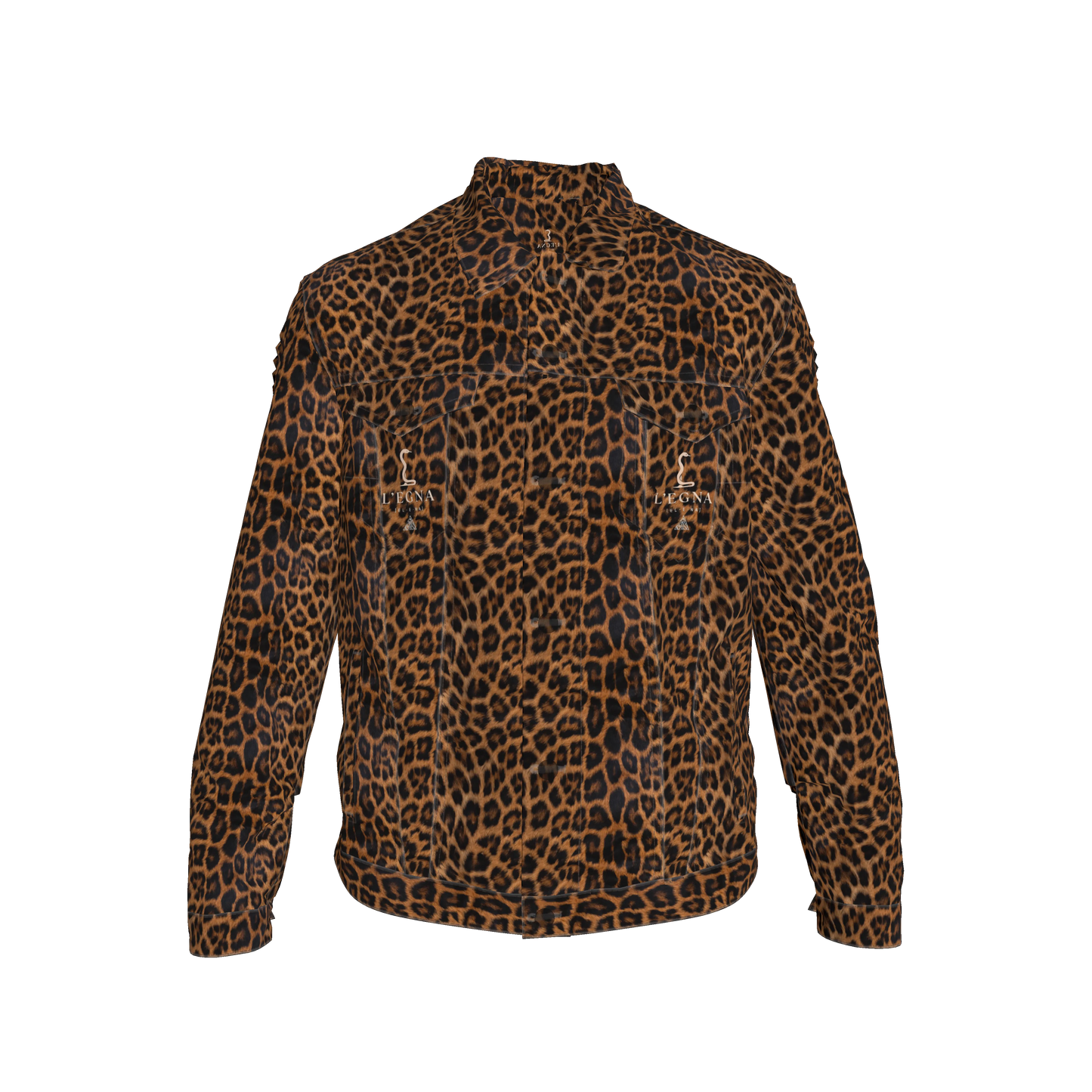 L'EGNA RISING Wild Style Jean Jacket (LEOPARD)