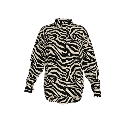 L'EGNA RISING SAFARI POISE Oversized Button-Up