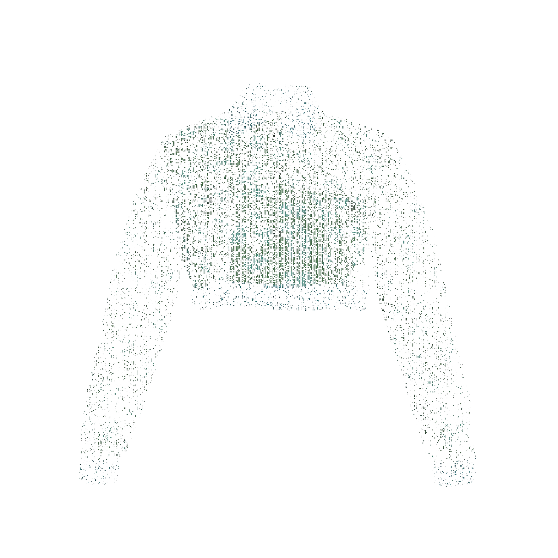 Green & Blue Cropped Jacket 